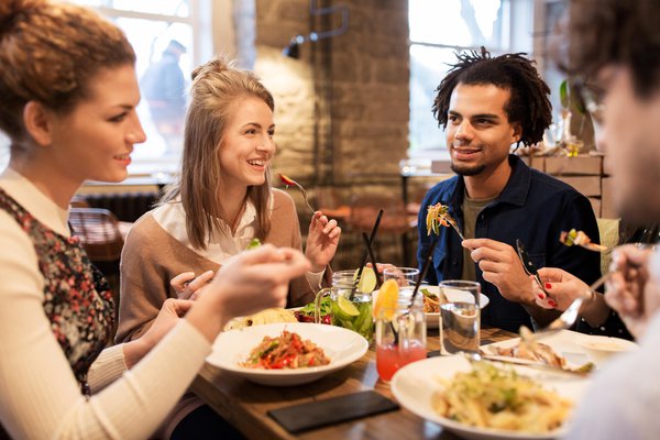 an image to describe the word 'sociable'
                
                which generally used in a context of convivial
                
                