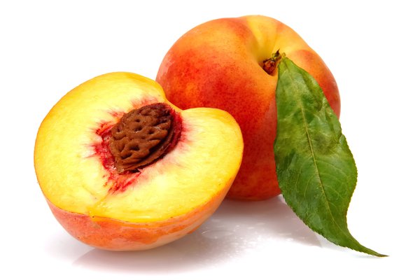 an image to describe the word 'peach'
                
                which generally used in a context of fruit
                
                