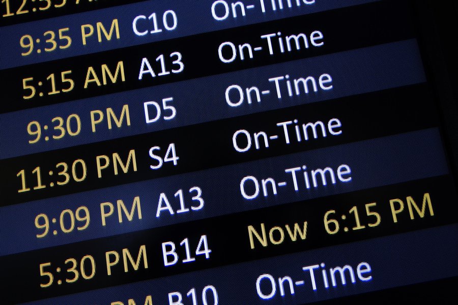 Departure time in Spanish English to Spanish Translation